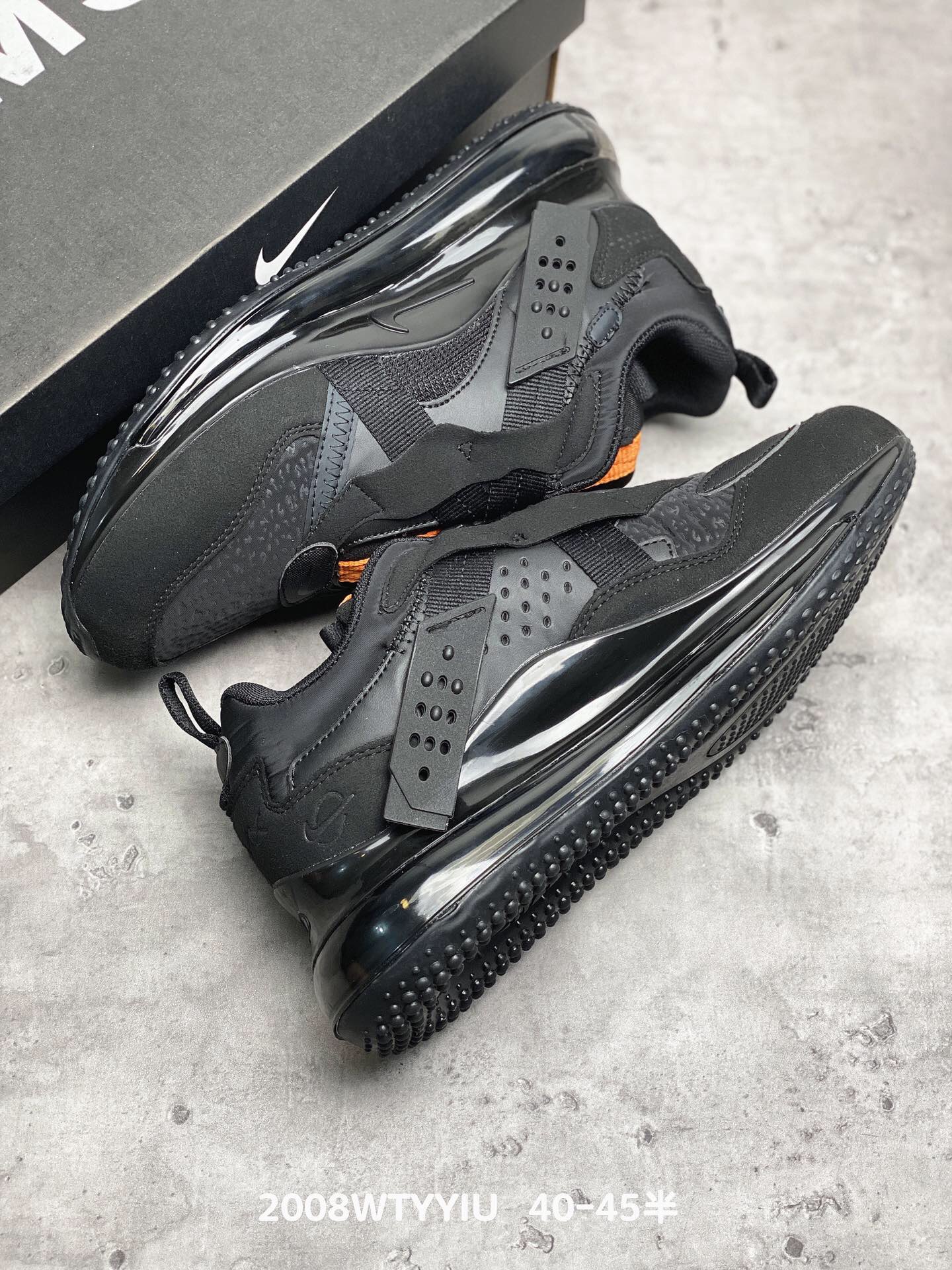 Nike Air Max 720 Horizo All Black Shoes